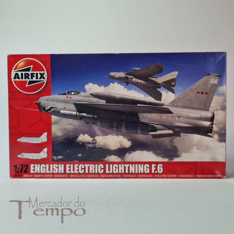 Kit 1/72 Avião airfix English Electric Lightning F.6