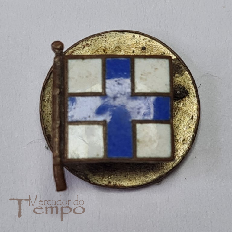 Botoeira esmaltada comemorativa dos Centenários, 1940