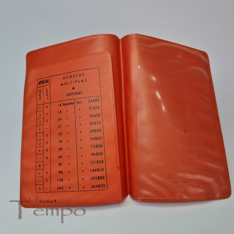 Capa plástico publicidade/oferta do Quiosque Tivoli Totoloto / Totobola