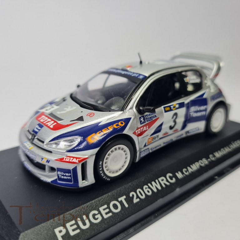 Miniatura 1/43 Altaya Rallye de Portugal 2002, Peugeot206 WRC