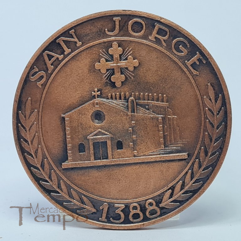 Mocidade Portuguesa, Medalha cobre Milicia 1957 / San Jorge 1388