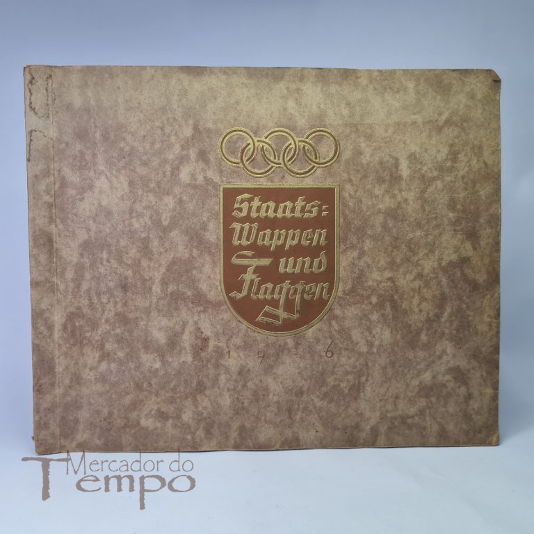 Invulgar Caderneta de cromos dos Jogos Olimpicos de 1936