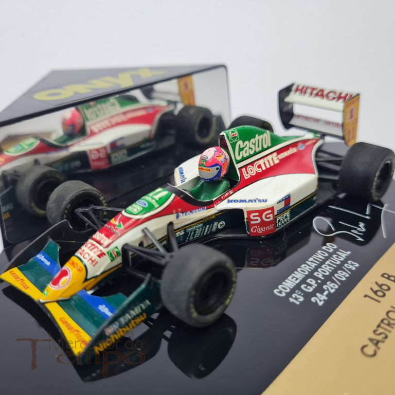 Miniatura 1/43 Quartzo F1 Castrol Lotus 107 B Pedro Lamy GP de Portugal 1993