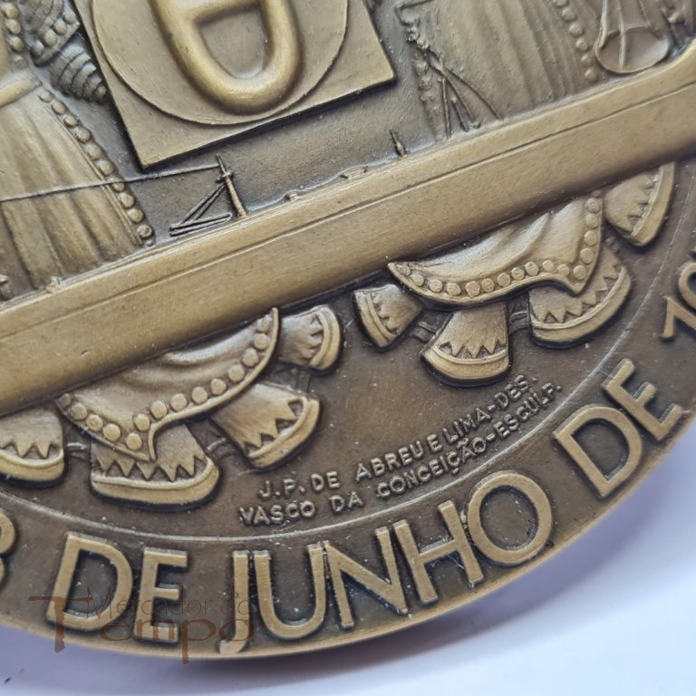 Medalha em bronze, Lisnave, Inauguração da Doca Alfredo da Silva, 1971