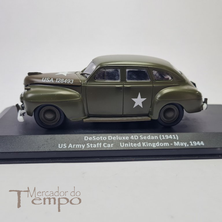 Miniatura 1/43 Militar DeSoto Deluxe 4D Sedan, US Army Staff Car, UK 1944