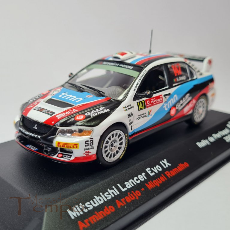 Miniatura 1/43 Altaya Rallye de Portugal 2009 , Mitsubishi Lancer EVO IX #147