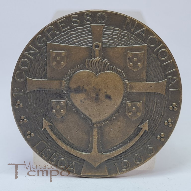 Medalha em bronze do 1º Congresso do Movimento Nacional Feminino, 1966