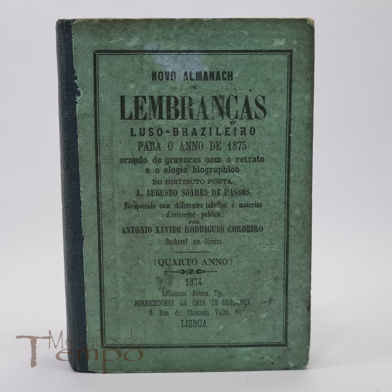 Novo Almanach de Lembranças Luso-Brasileiro 1874