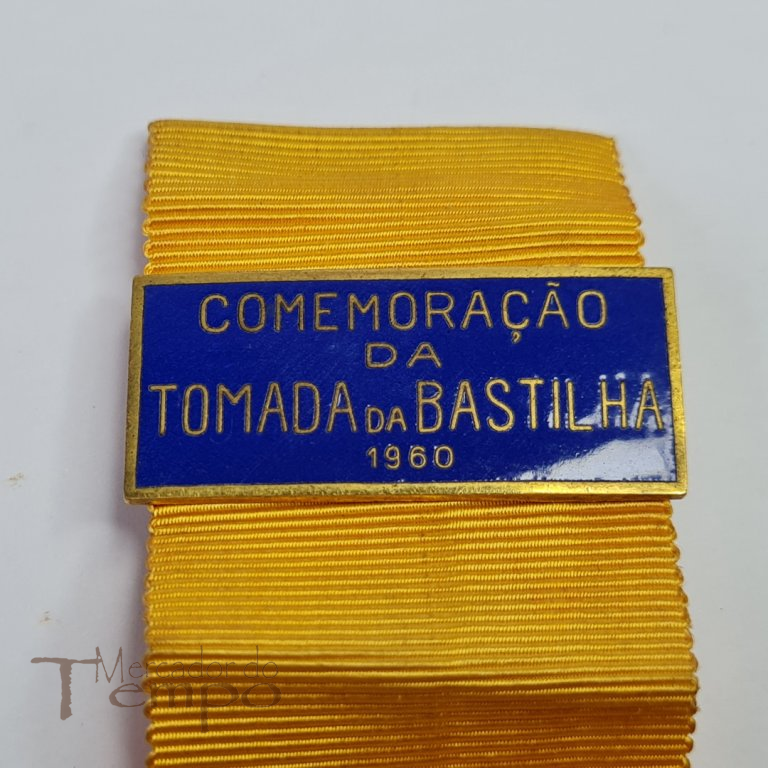 Placa esmaltada Comemoração da Tomada da Bastilha 1960