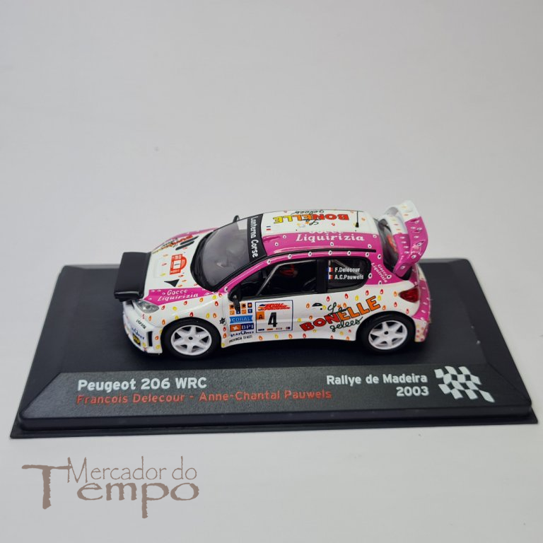 Miniatura 1/43 Altaya Rallye da Madeira 2003 Peugeot 206 WRC