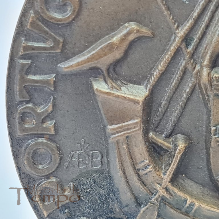 Medalha bronze VIII Centenário da Tomada de Lisboa aos Mouros 1147-1947