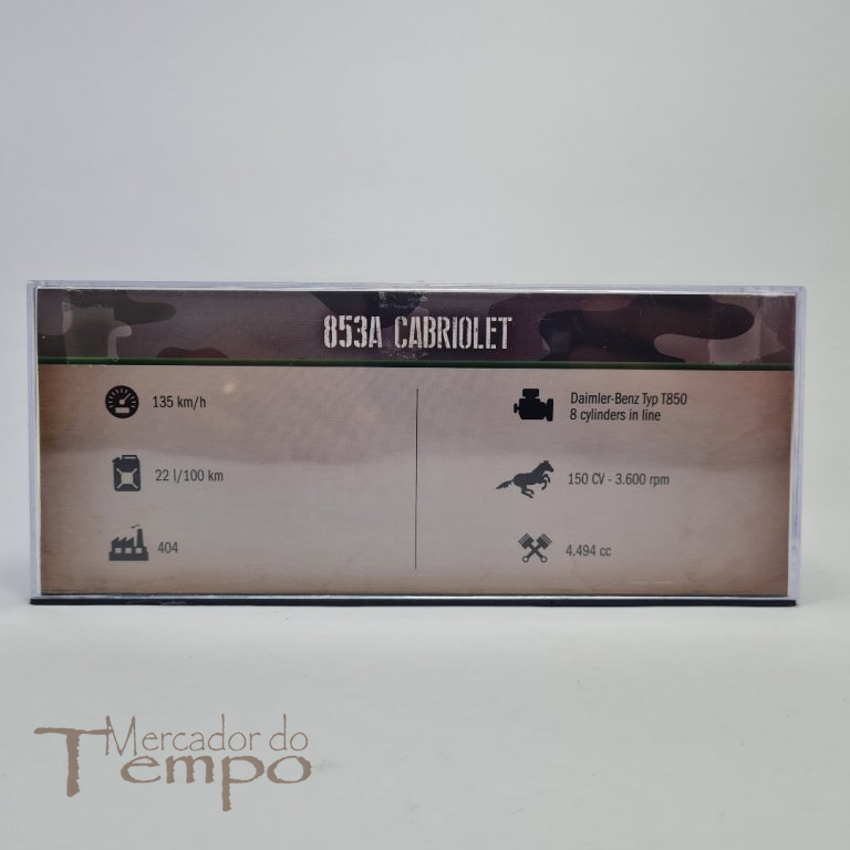 Miniatura 1/43 Militar 853A Cabriolet, França 1944, Altaya