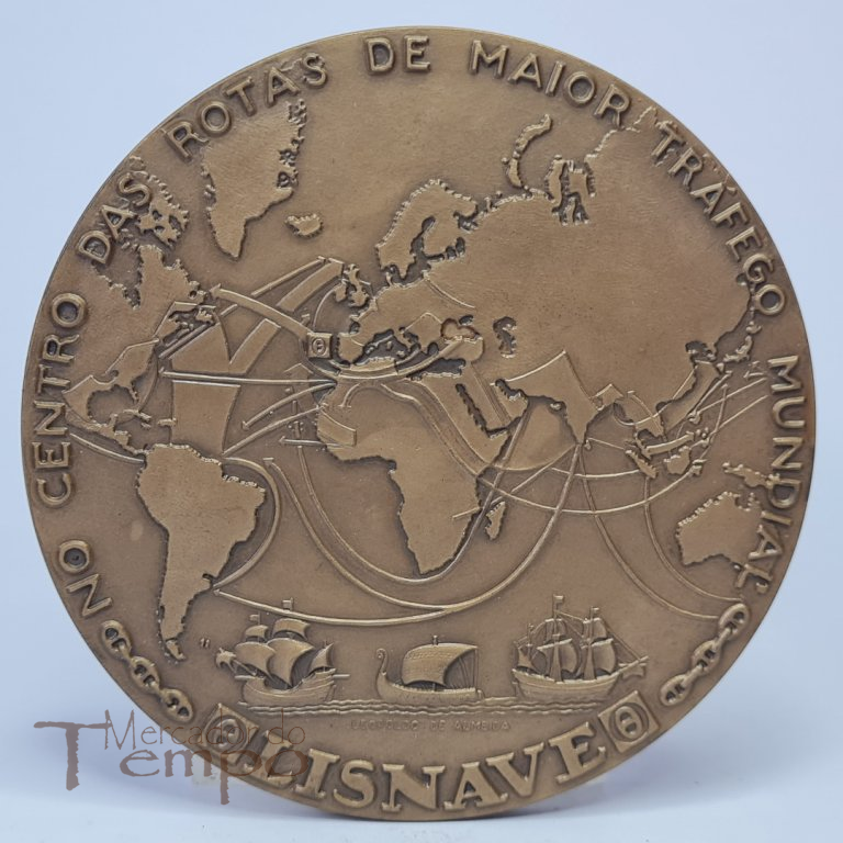 Medalha em bronze Lisnave, Inauguração do Estaleiro da Margueira, 1967