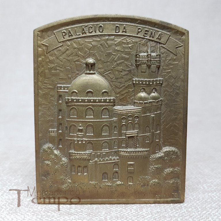 Medalha em bronze com o Palácio da Pena - Sintra