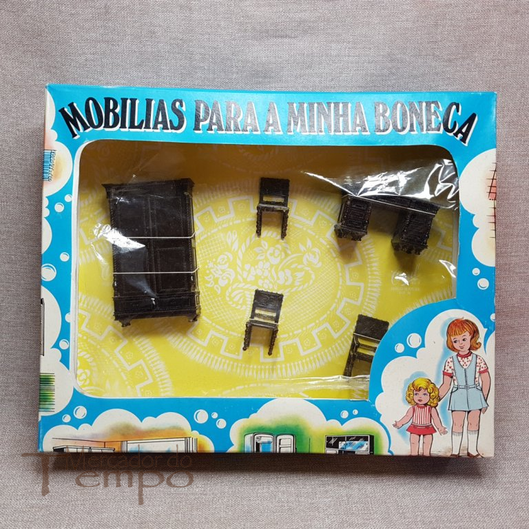 Conjunto Mobilias para a minha boneca, de fabrico Português OSUL, com caixa original