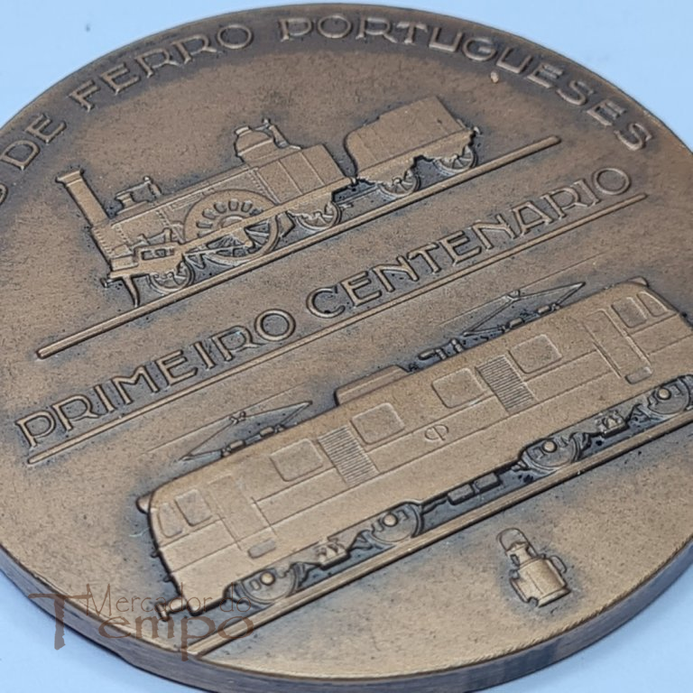 Medalha Primeiro Centenário dos Caminhos de Ferro Portugueses 1856 – 1956