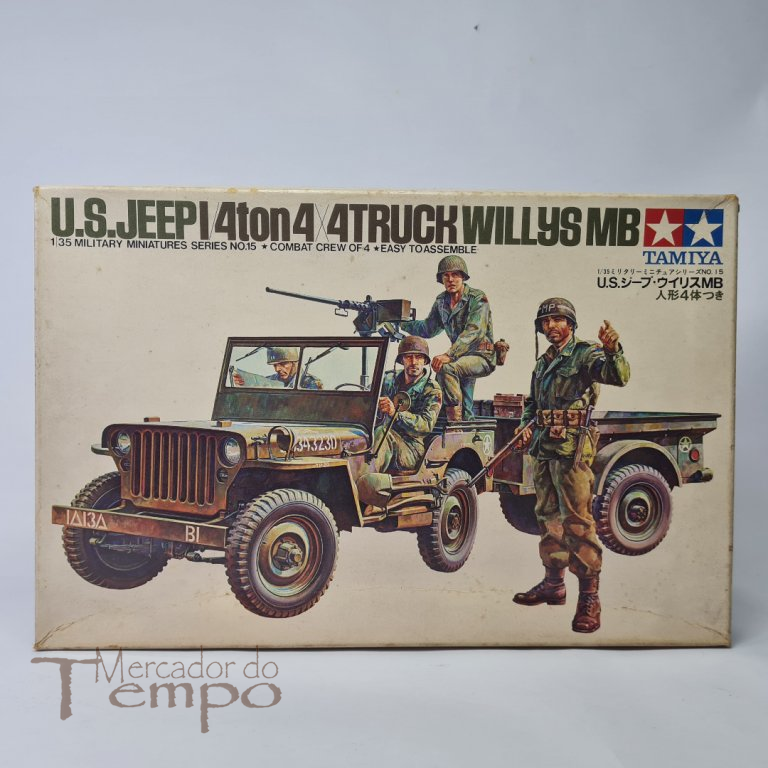  1/35 Tamiya U.S.Jeep Willys com atrelado Ref. MM115