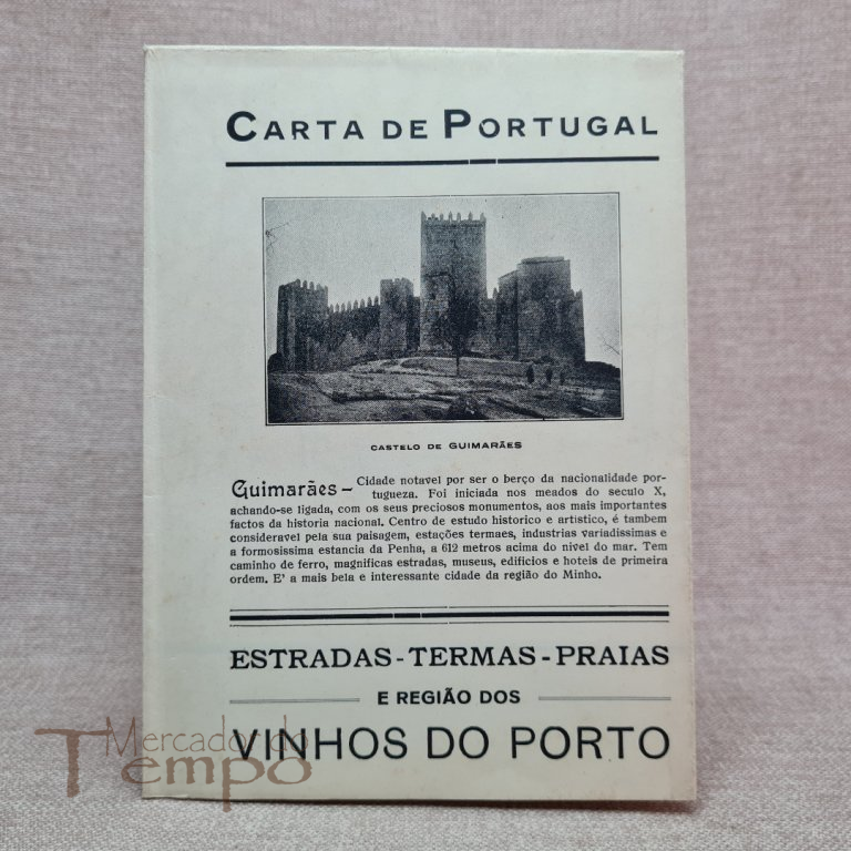 Carta de Portugal Região dos Vinhos do Porto