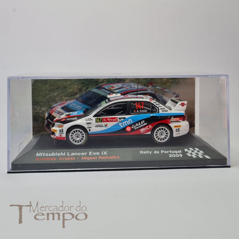 1/43 Altaya Rallye de Portugal 2009 , Mitsubishi Lancer EVO IX #147