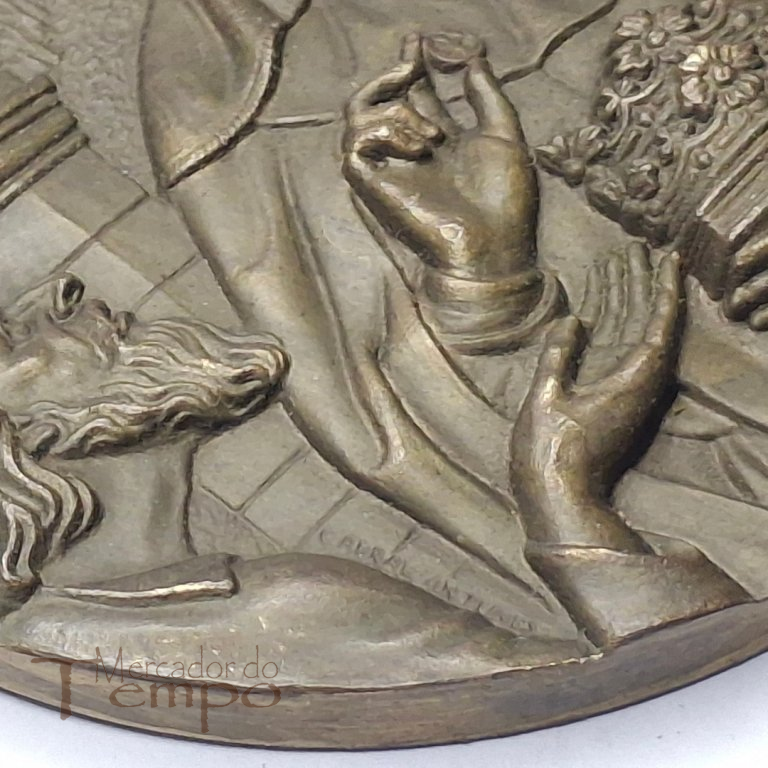 Medalha bronze Dia do Serviço de Administração Militar, 1980