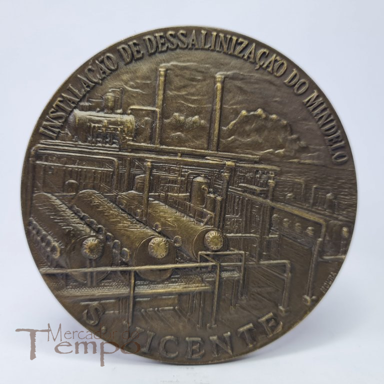 Medalha bronze Instalação de Dessalinização do Mindelo 1972