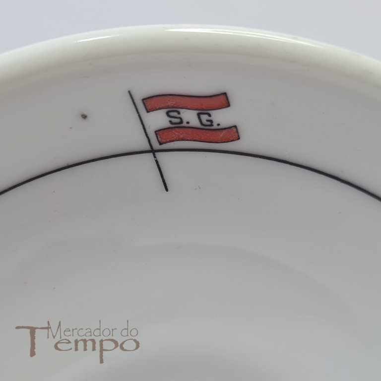 Chávena café porcelana Vista Alegre 1947-68 da S.G.(Sociedade Geral)