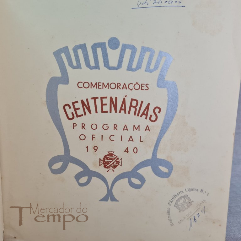Programa oficial de 1940, das Comemorações Centenárias Exposição Mundo Português