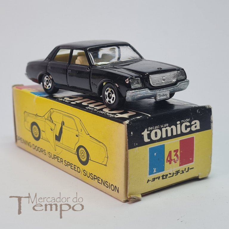 Miniatura Tomica Toyota Century #43, com caixa original 