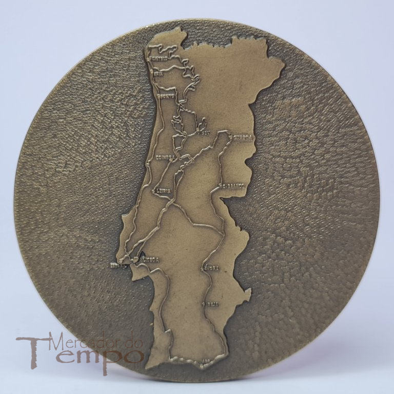 Medalha bronze comemorativa 7º Rallye TAP Portugal 1973