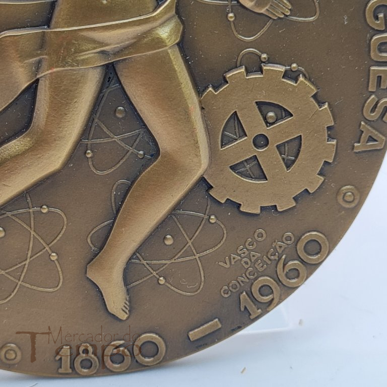 Medalha bronze 1º Centenário da Associação Industrial Portuguesa 1860-1960