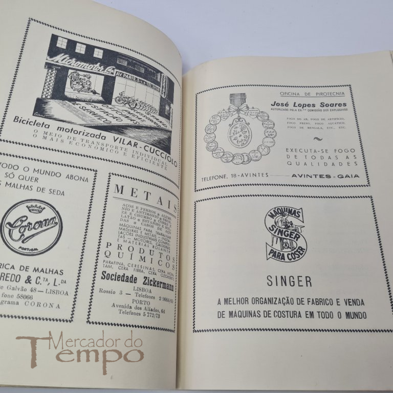 Festas Populares de Lisboa programa oficial 1952
