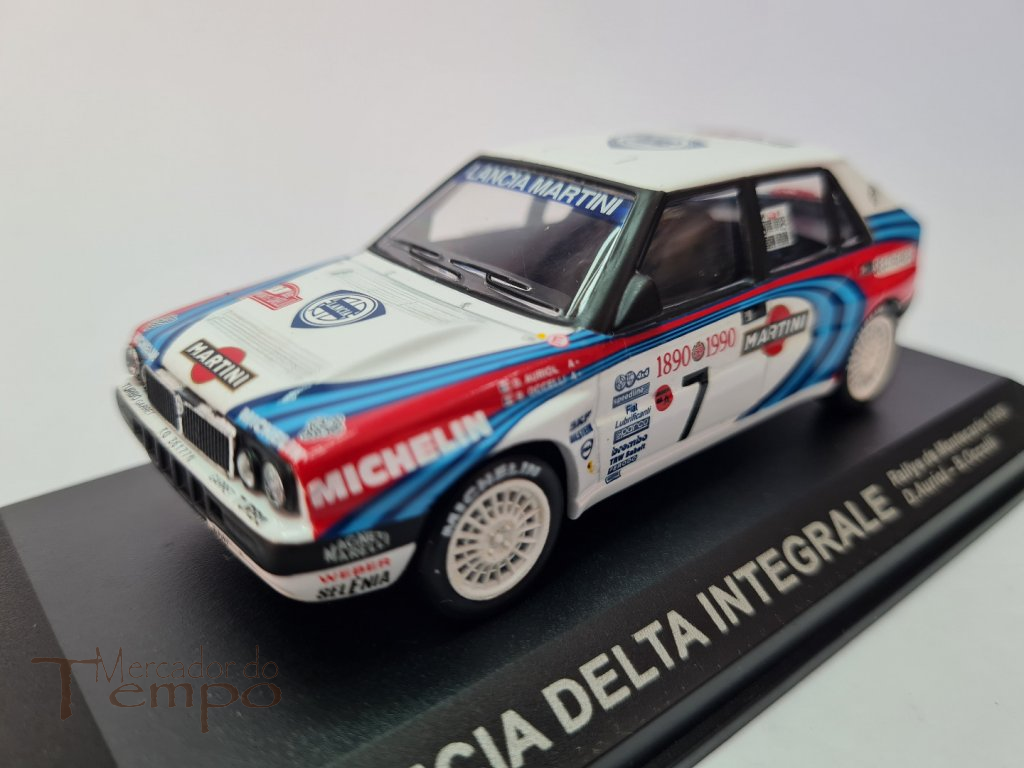 1/43 Altaya Rallye Monte-Carlo Lancia Delta Integrale, 1990. D. auriol / B.Occelli