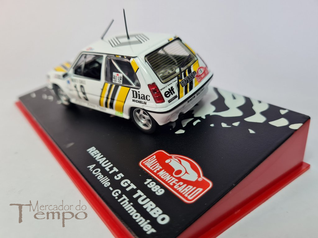 1/43 Altaya Rallye Monte-Carlo Renaul 5 GT Turbo 1989