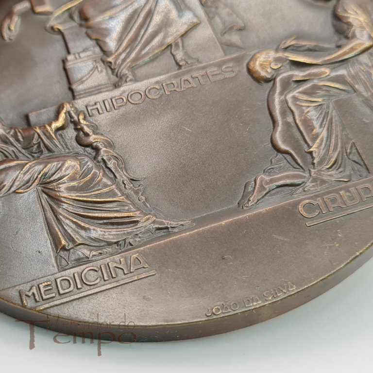 Medalha bronze Inauguração do Hospital Santa Maria,1953 João da Silva