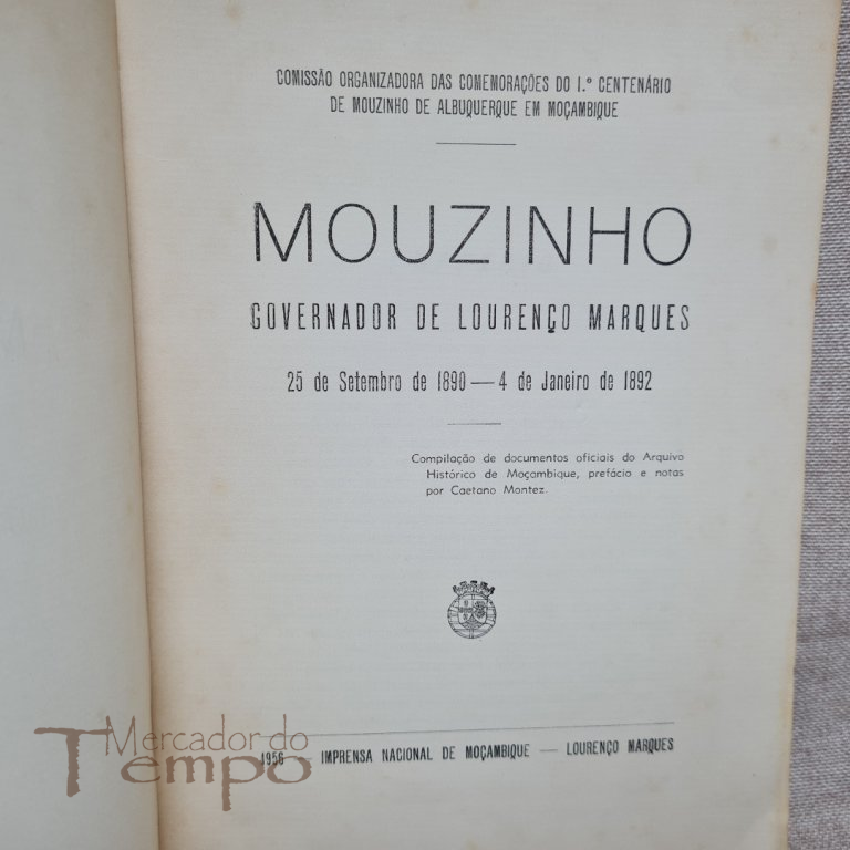 Mouzinho Governador de Lourenço Marques 1956