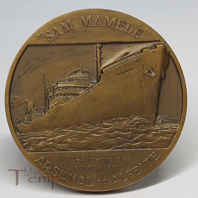 Medalha em bronze Navio 