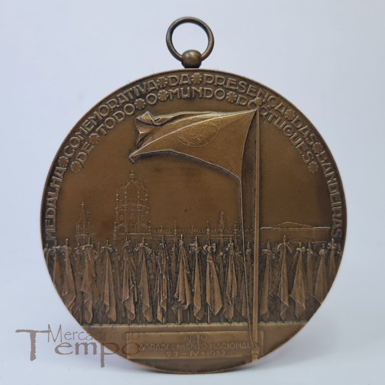 Medalhão bronze XXV anos de estabilidade Governativa, 1928-1953  João da Silva