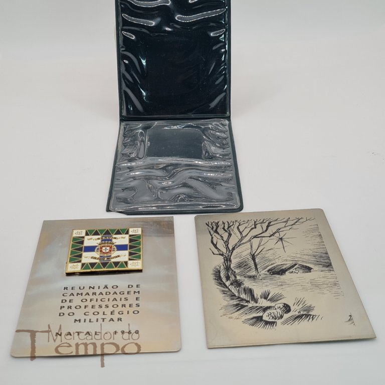 Colégio Militar par de placas Reunião de Oficiais e Professores, 1960