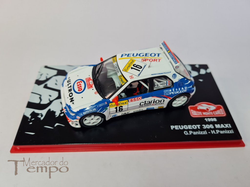 1/43 Altaya Rallye Monte-Carlo Peugeot 306 Maxi 1998