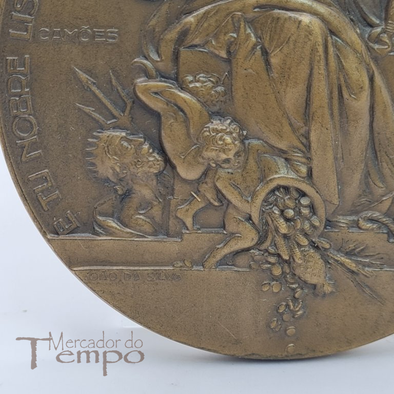 Medalha bronze Administração Geral do Porto de Lisboa,1952, João da Silva