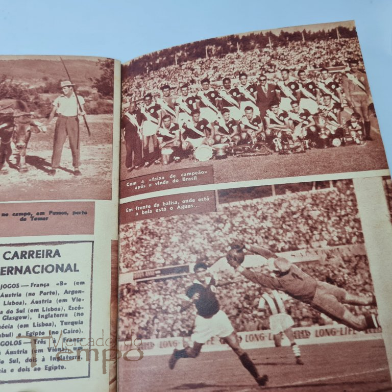 Colecção Idolos do Desporto n° 1, Águas, 1956