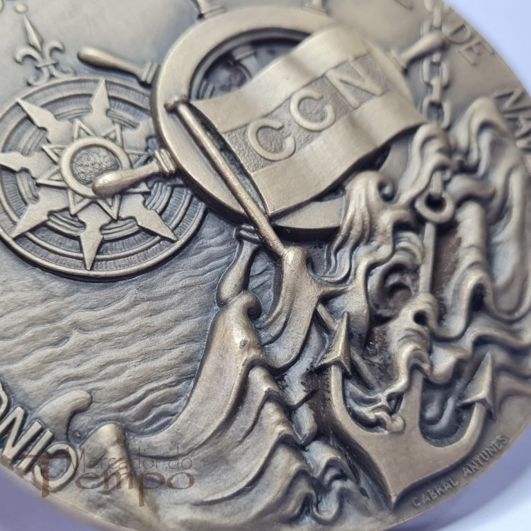 Medalha bronze Cinquentenário Companhia Colonial de Navegação, 1922-1972
