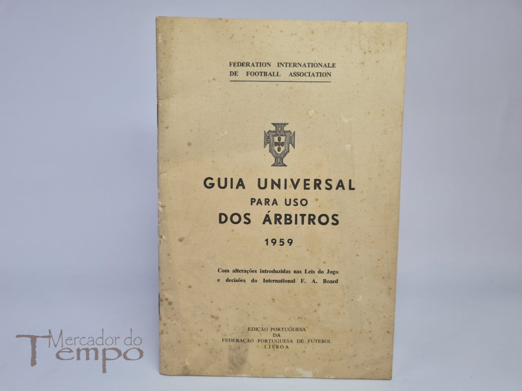 Livro - Guia Universal para uso dos Árbitros, 1959