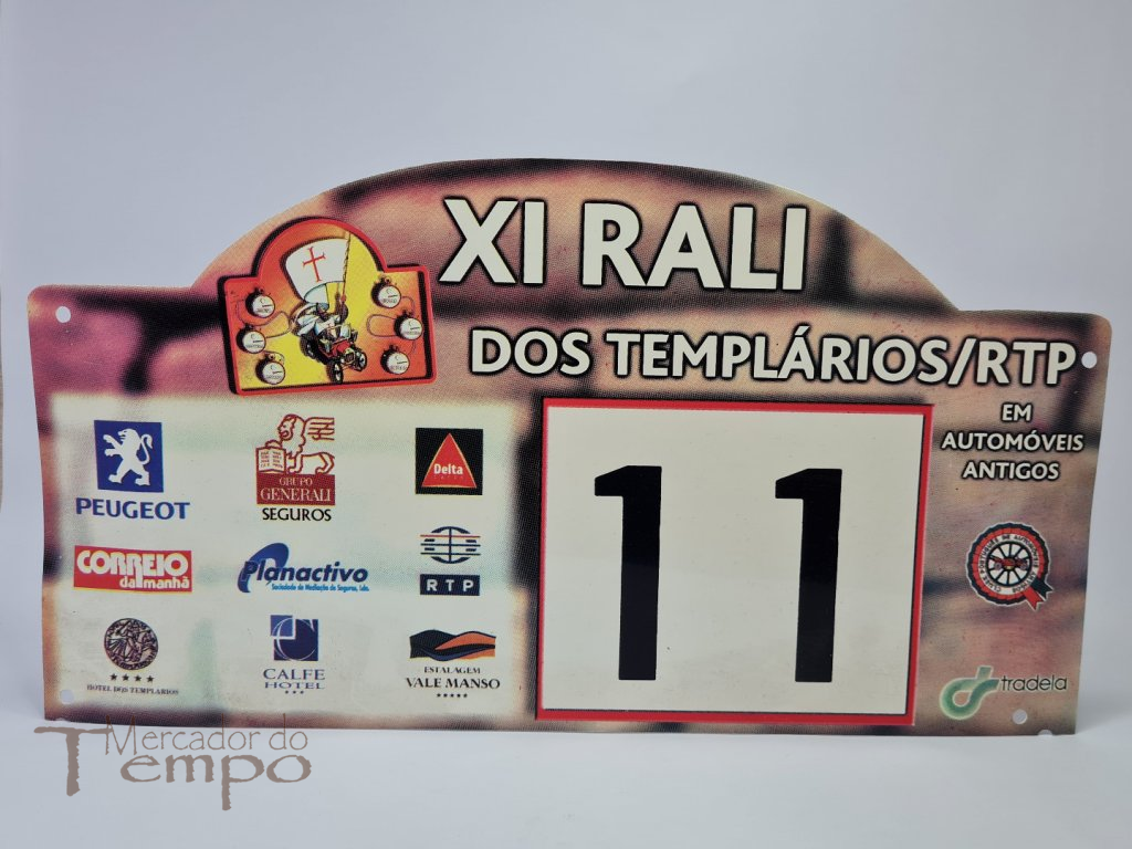 Placa do XI Rali dos Templários