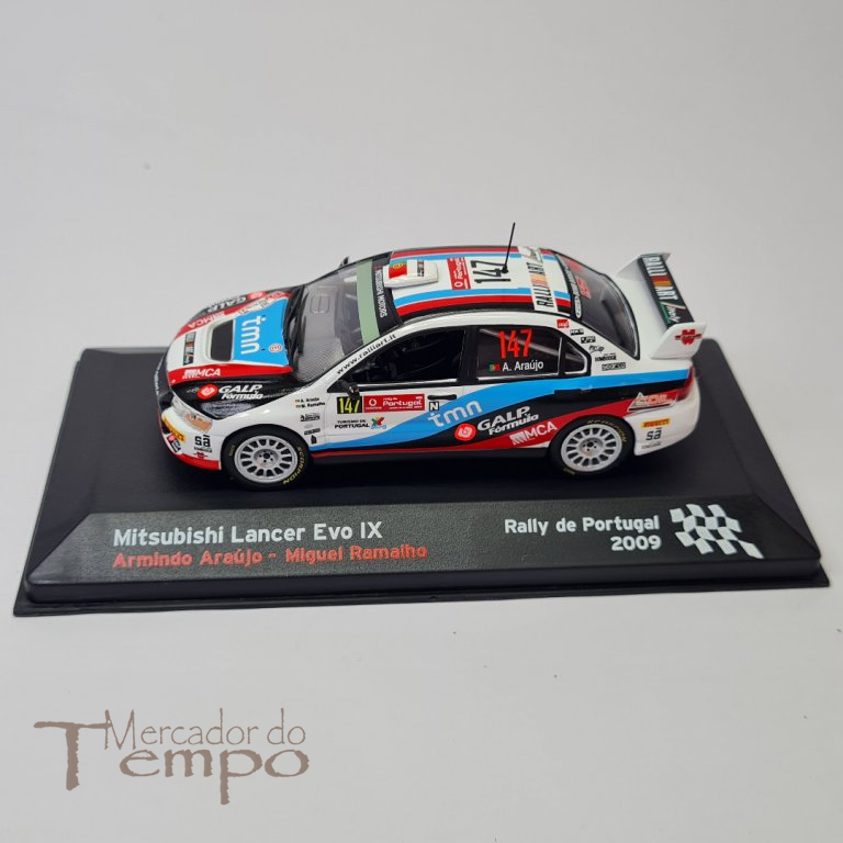1/43 Altaya Rallye de Portugal 2009 , Mitsubishi Lancer EVO IX #147
