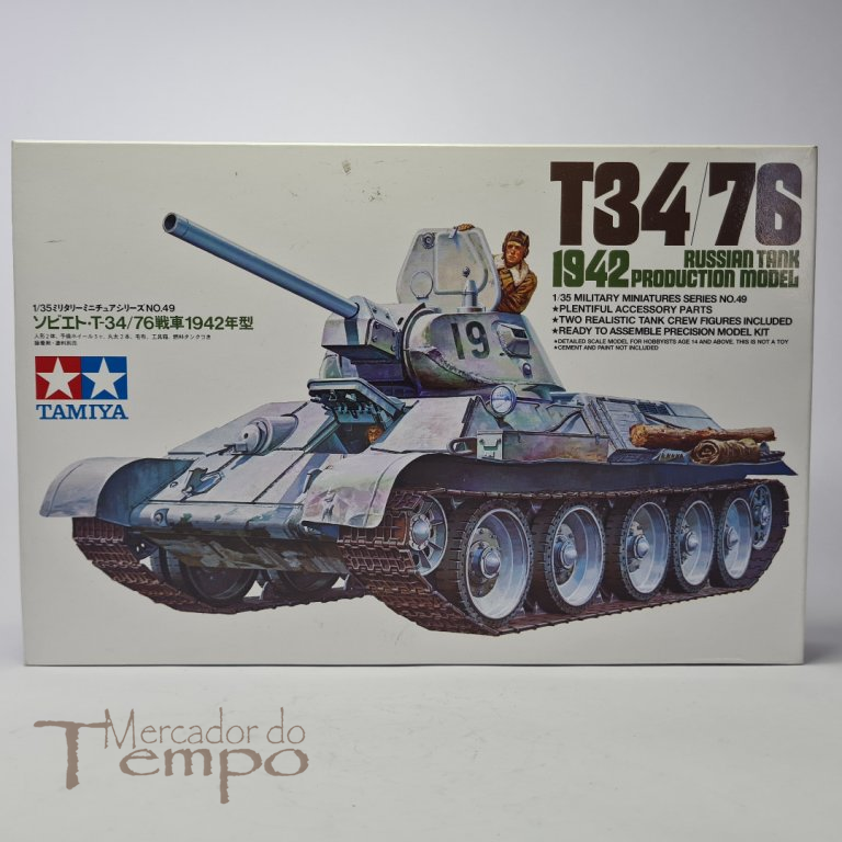 Kit Tamiya 1/35 Tanque Militar Russian Tank T34/76