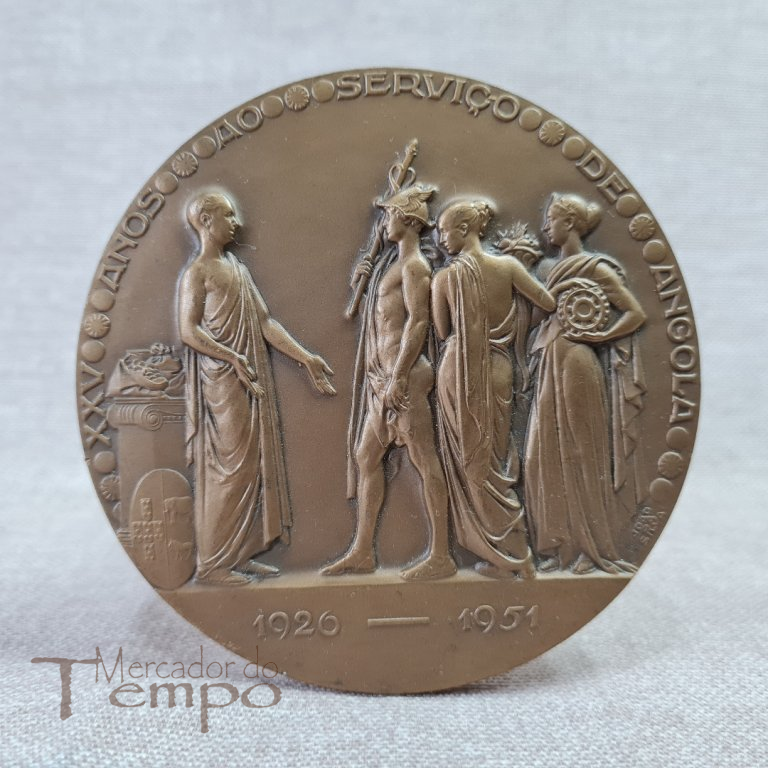 Medalha bronze João da Silva Banco de Angola 1951