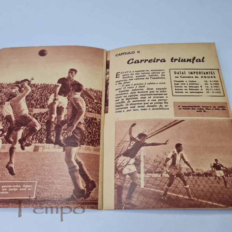 Colecção Idolos do Desporto n° 1, Águas, 1956