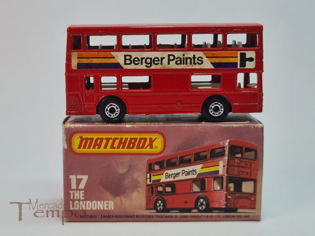 Miniatura Matchbox The Londoner #17, autocarro inglês