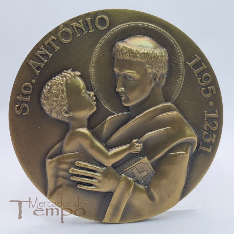 Medalha em bronze Santo António 1195 - 1231